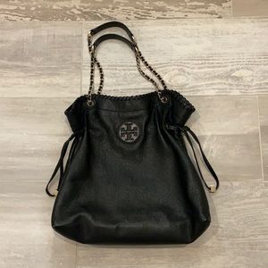 Tory Burch shoulder bag in black leather